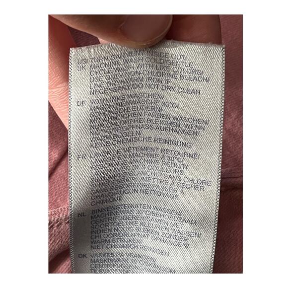 NYDJ Shorts A-Line Denim Shorts Pink Coloured Denim size 2 - Picture 5 of 6